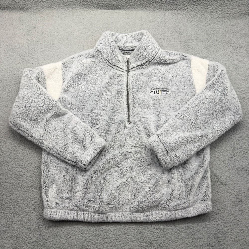 Boxercraft FZ04‎ FRN Womens XL CIU Columbia International Sherpa Fleece 1/4 Zip